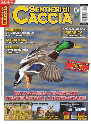 SENTIERI DI CACCIA issue Novembre 2017