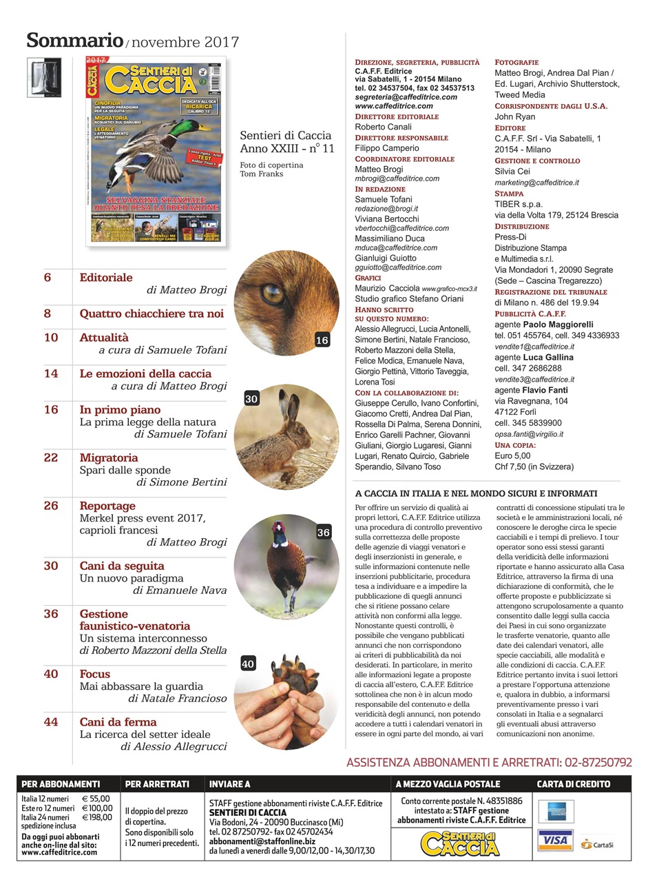 SENTIERI DI CACCIA Preview Pages