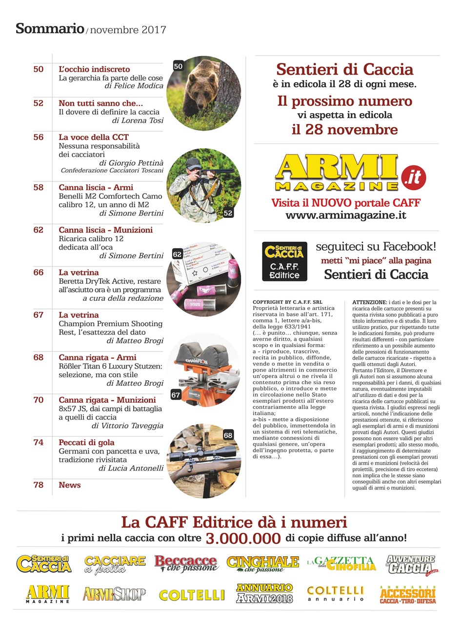 SENTIERI DI CACCIA Preview Pages