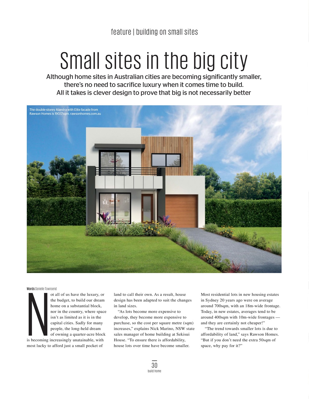 Build Home Victoria Preview Pages