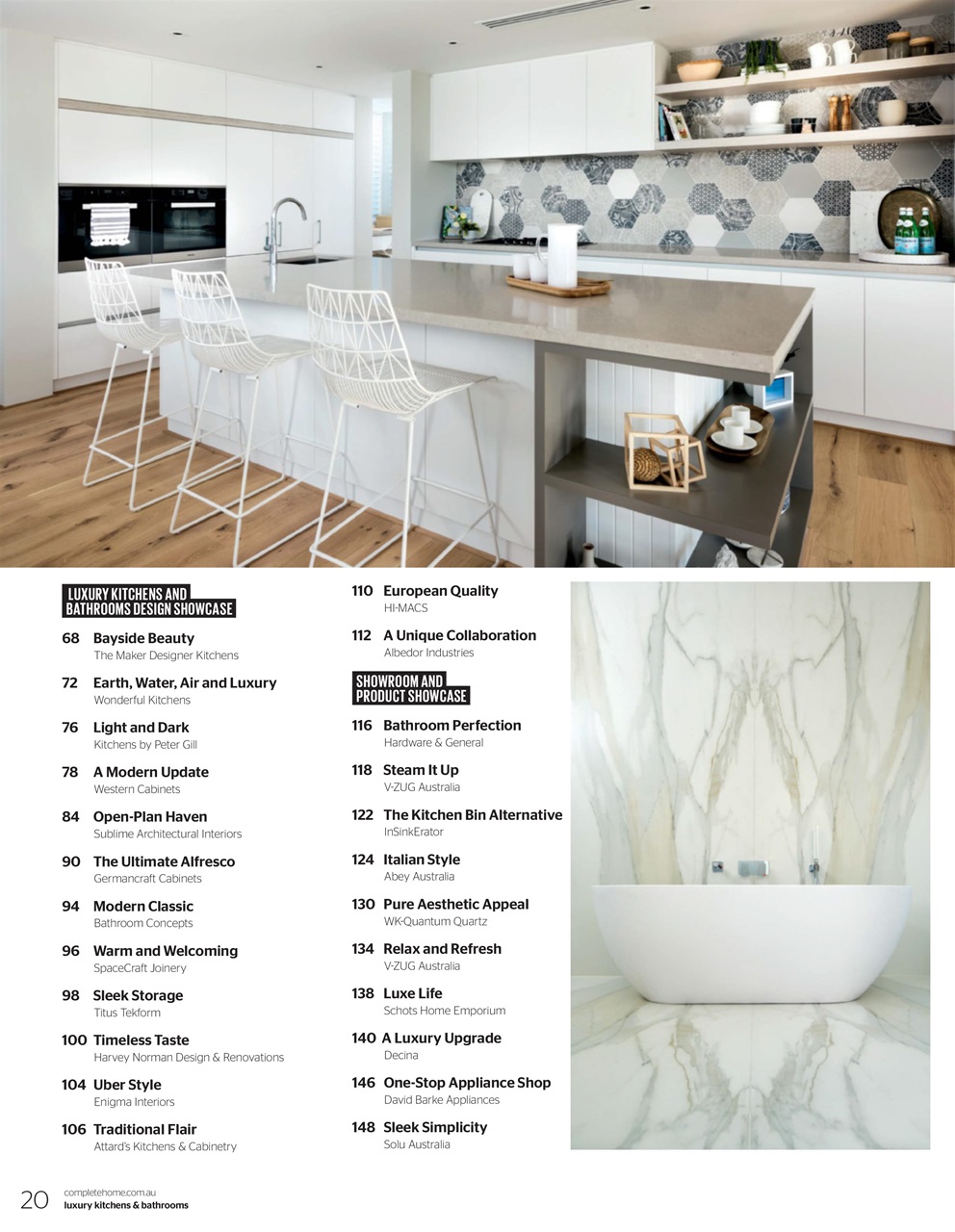 Luxury Kitchens and Bathrooms Preview Pages