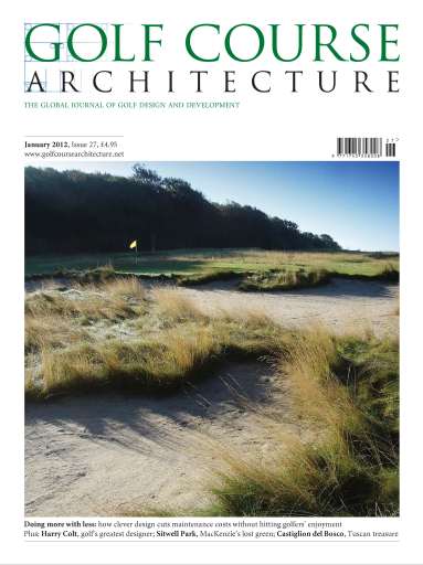 Golf Course Architecture issue 
