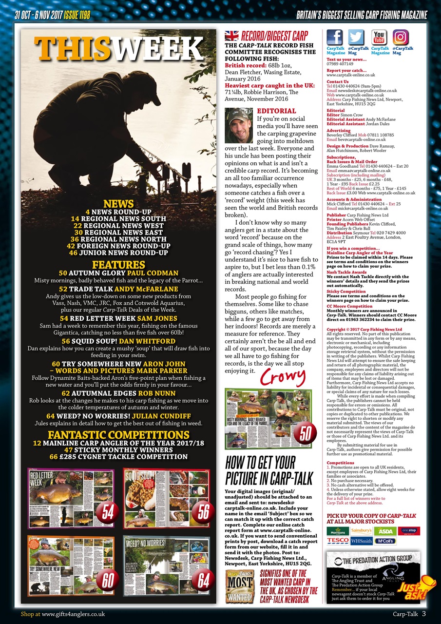 Carp-Talk Preview Pages