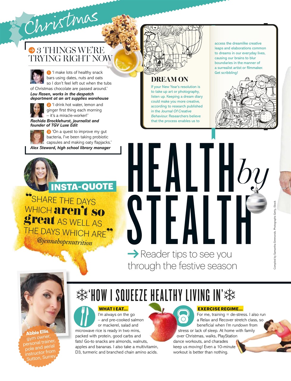 Healthy Magazine Preview Pages