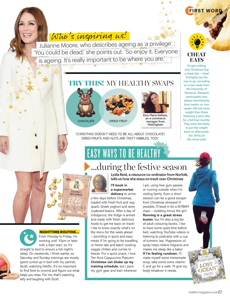 Healthy Magazine Preview Pages