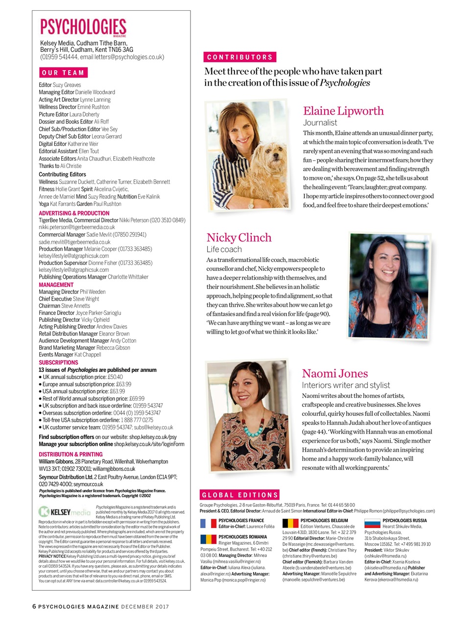 Psychologies Preview Pages