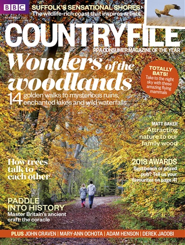 BBC Countryfile Magazine issue November 2017