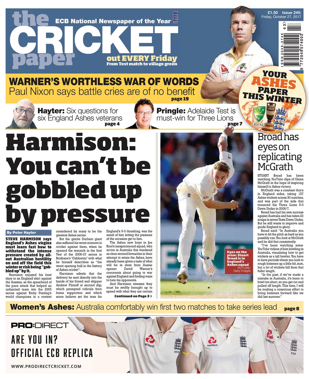 The Cricket Paper Preview Pages