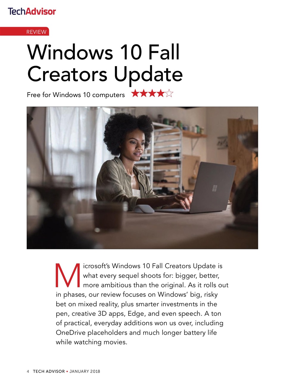 Tech Advisor Preview Pages