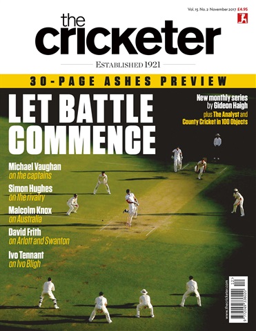 The Cricketer Magazine issue November 2017