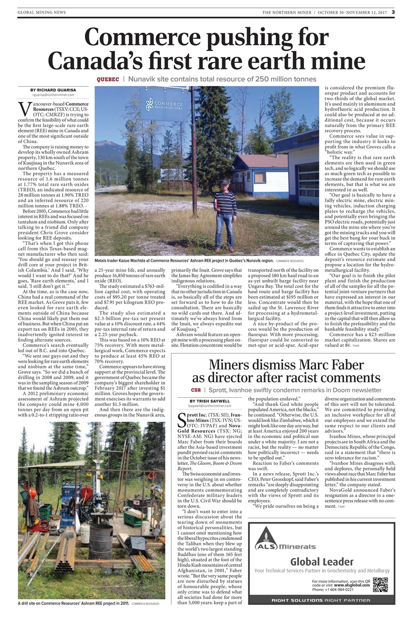 The Northern Miner Preview Pages