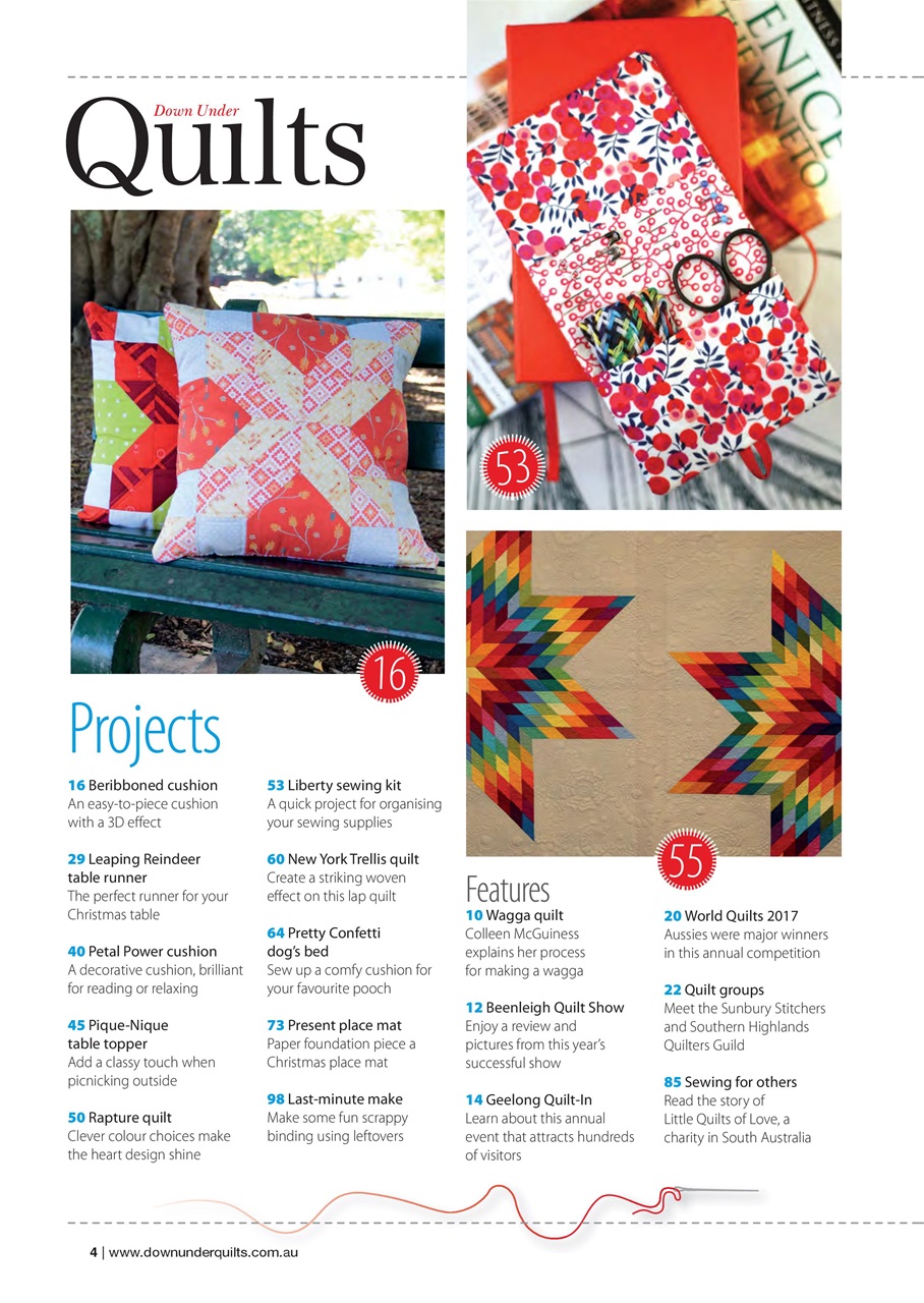 Down Under Quilts Preview Pages