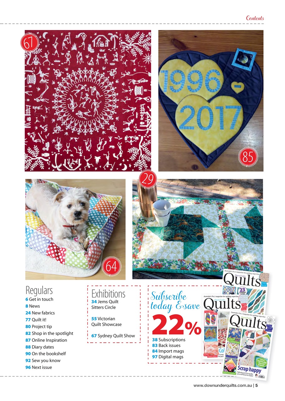 Down Under Quilts Preview Pages