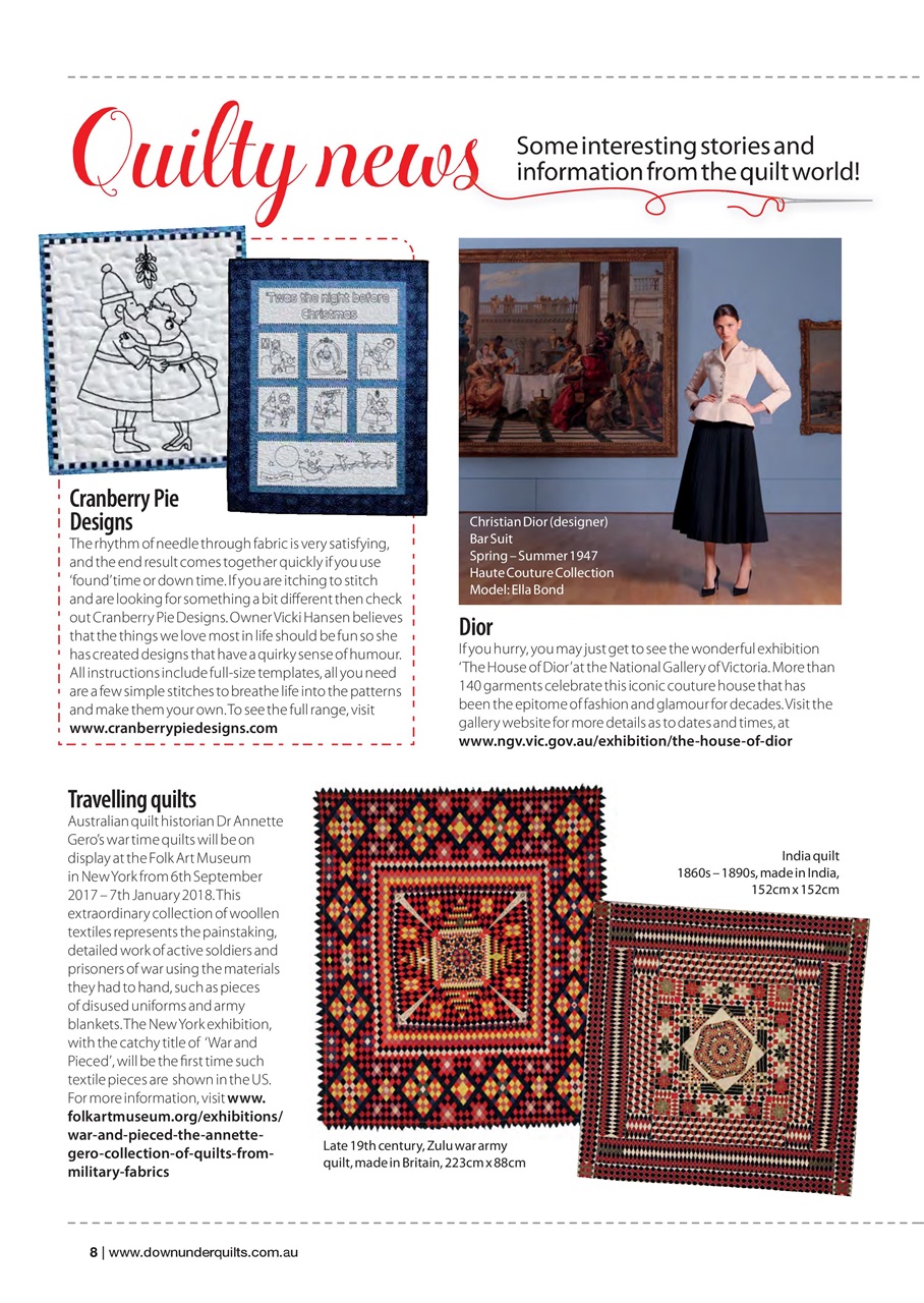 Down Under Quilts Preview Pages