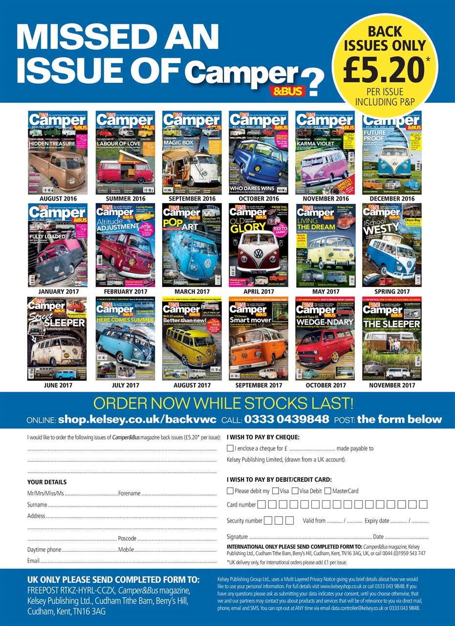 VW Camper Preview Pages