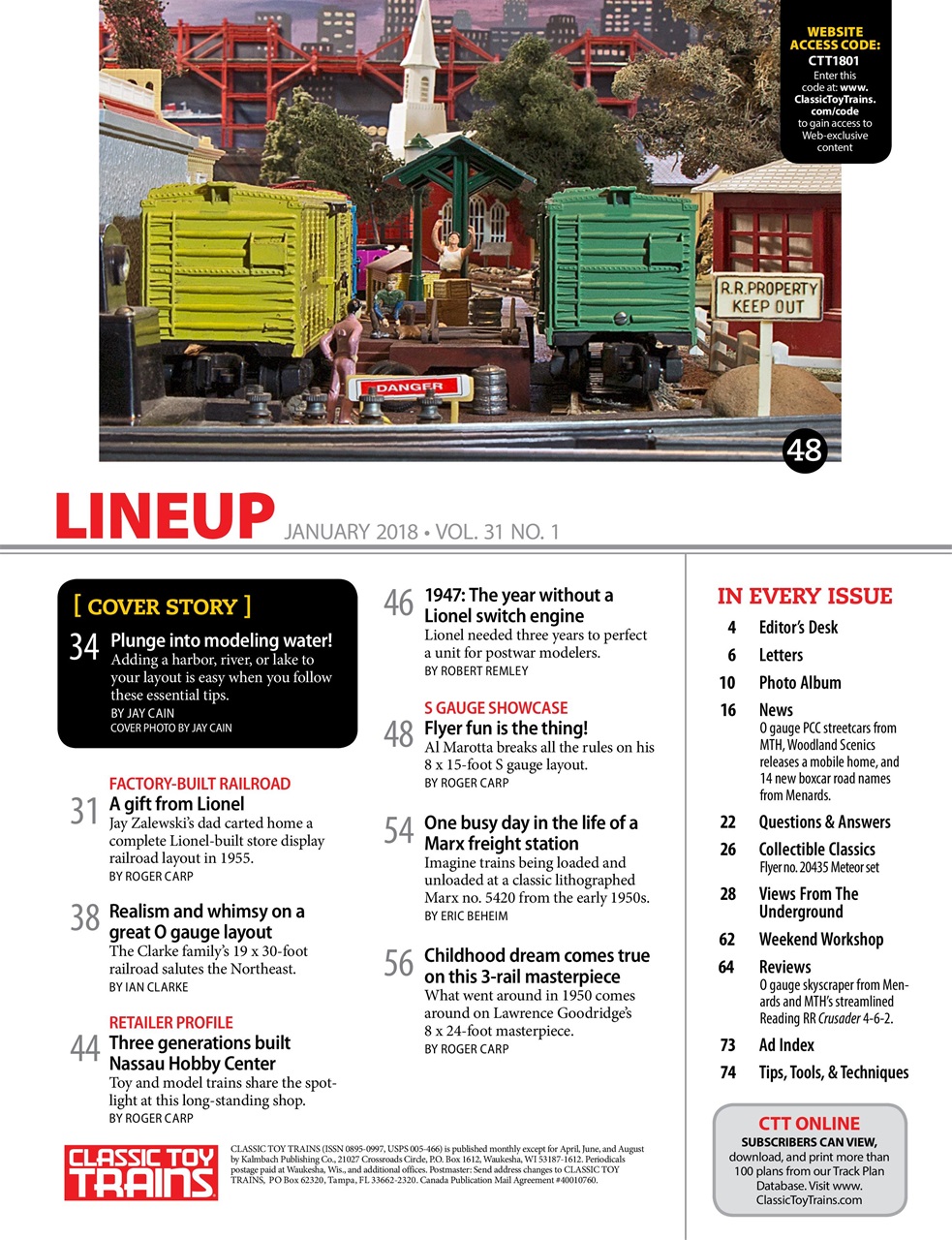Classic Toy Trains Preview Pages