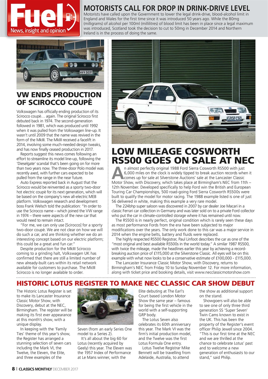 Classics World Preview Pages