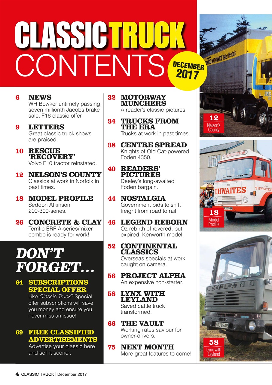 Classic Truck (OLD) Preview Pages