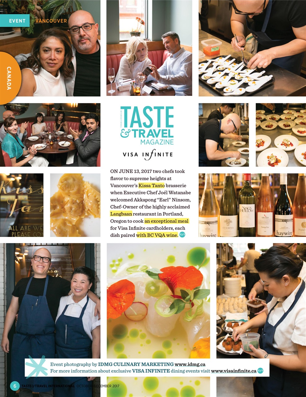 Taste & Travel International Preview Pages