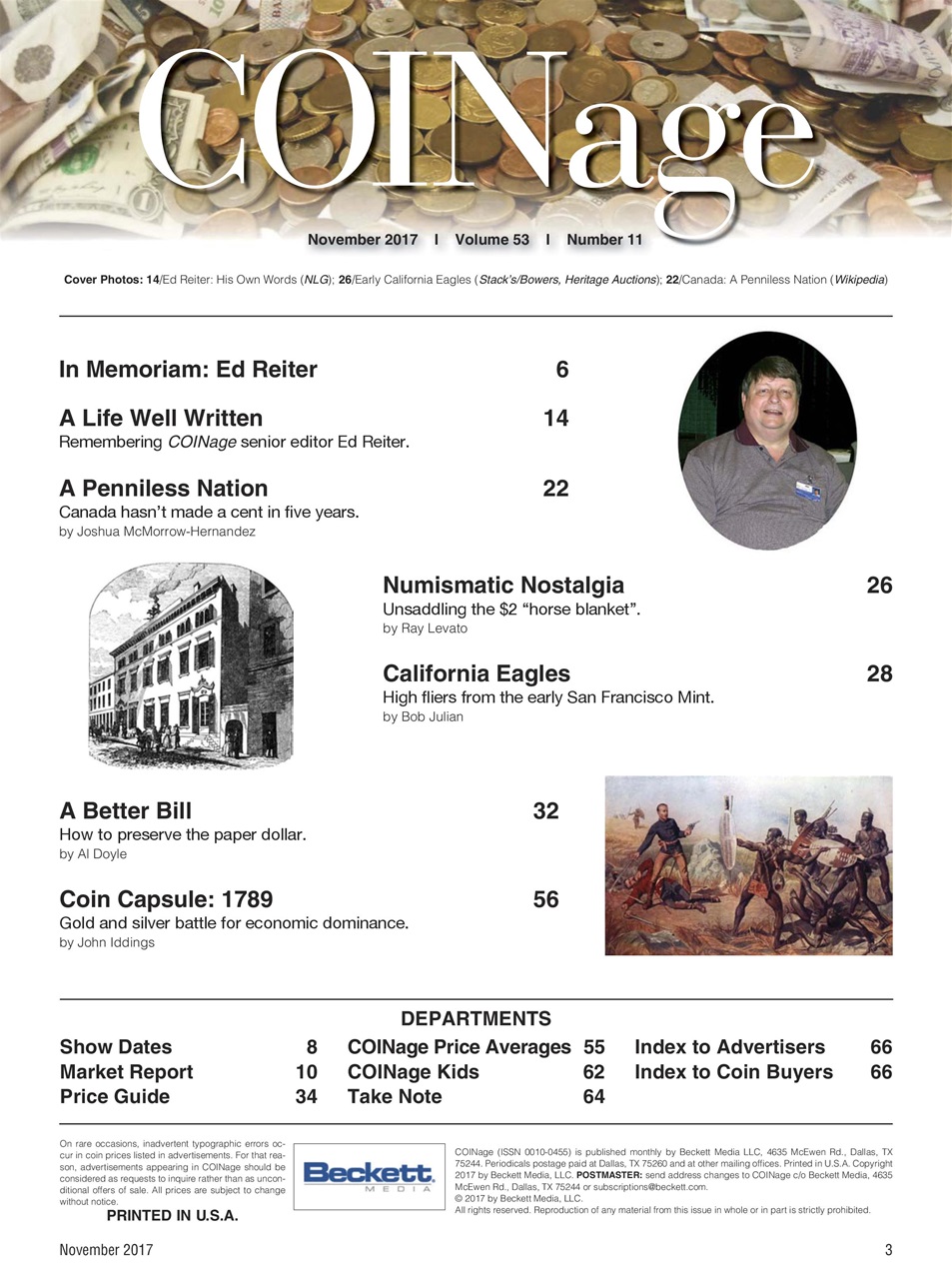 COINage Magazine Preview Pages