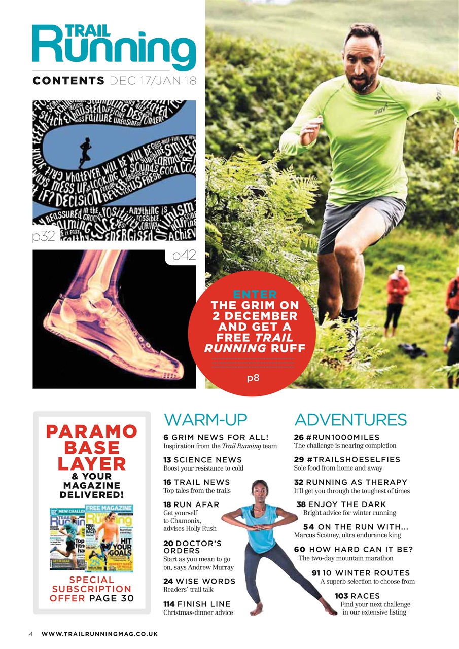 Trail Running Preview Pages