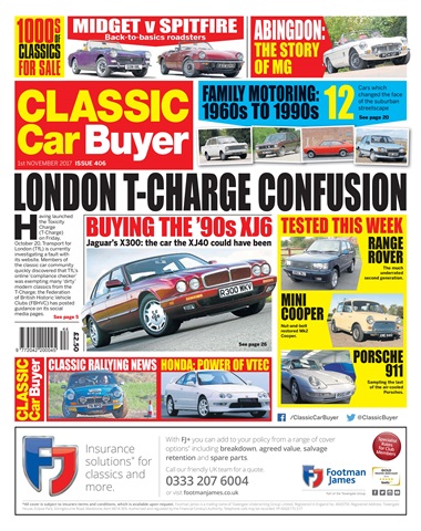 Classic Car Buyer issue 01 November 2017