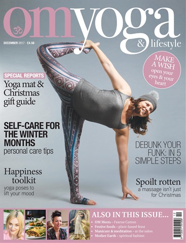 OM Yoga Magazine issue December 2017