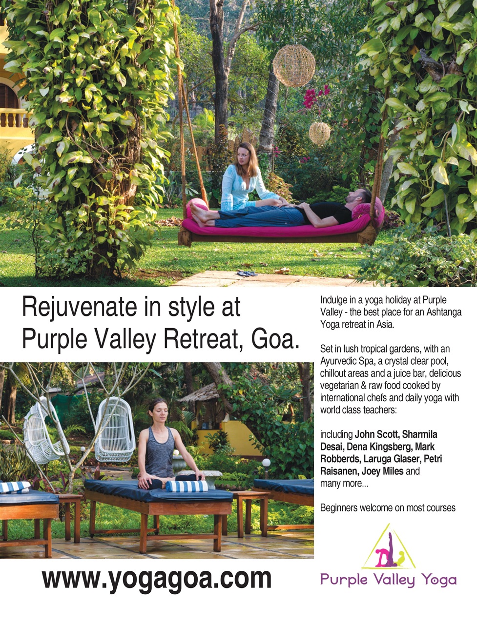 OM Yoga Magazine Preview Pages