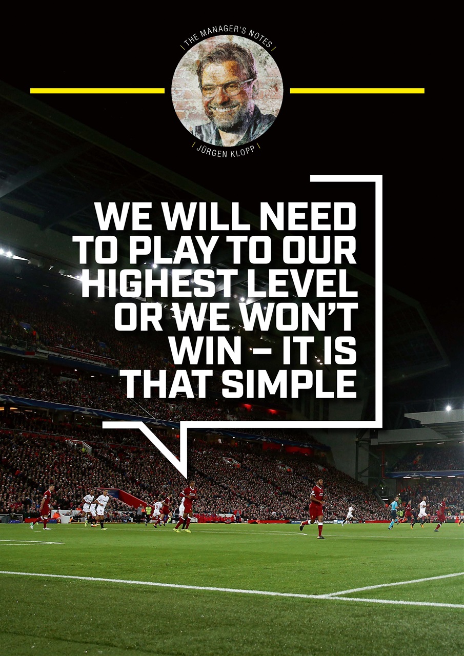 Liverpool FC Programmes Preview Pages