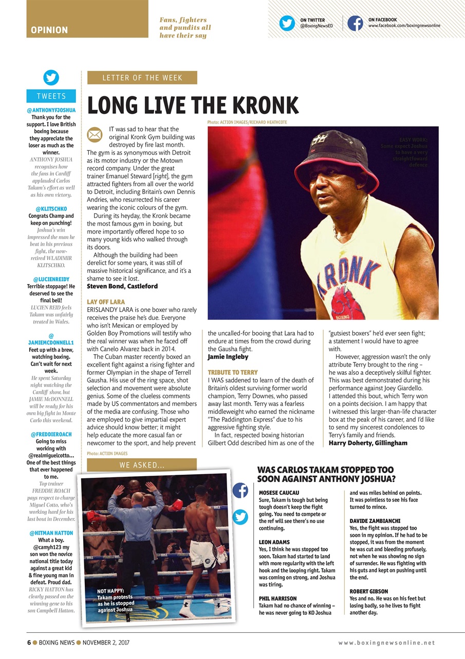 Boxing News Preview Pages