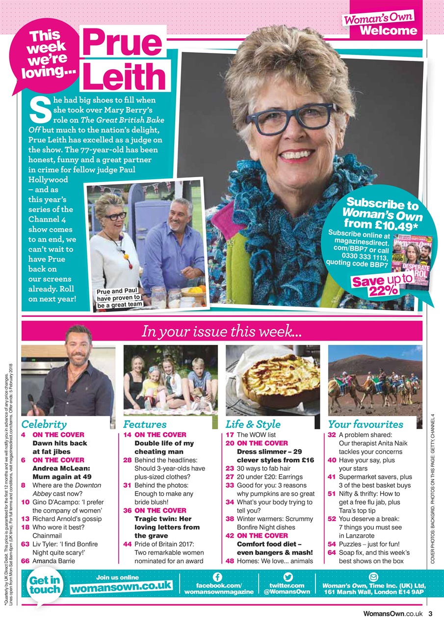 Woman's Own Preview Pages