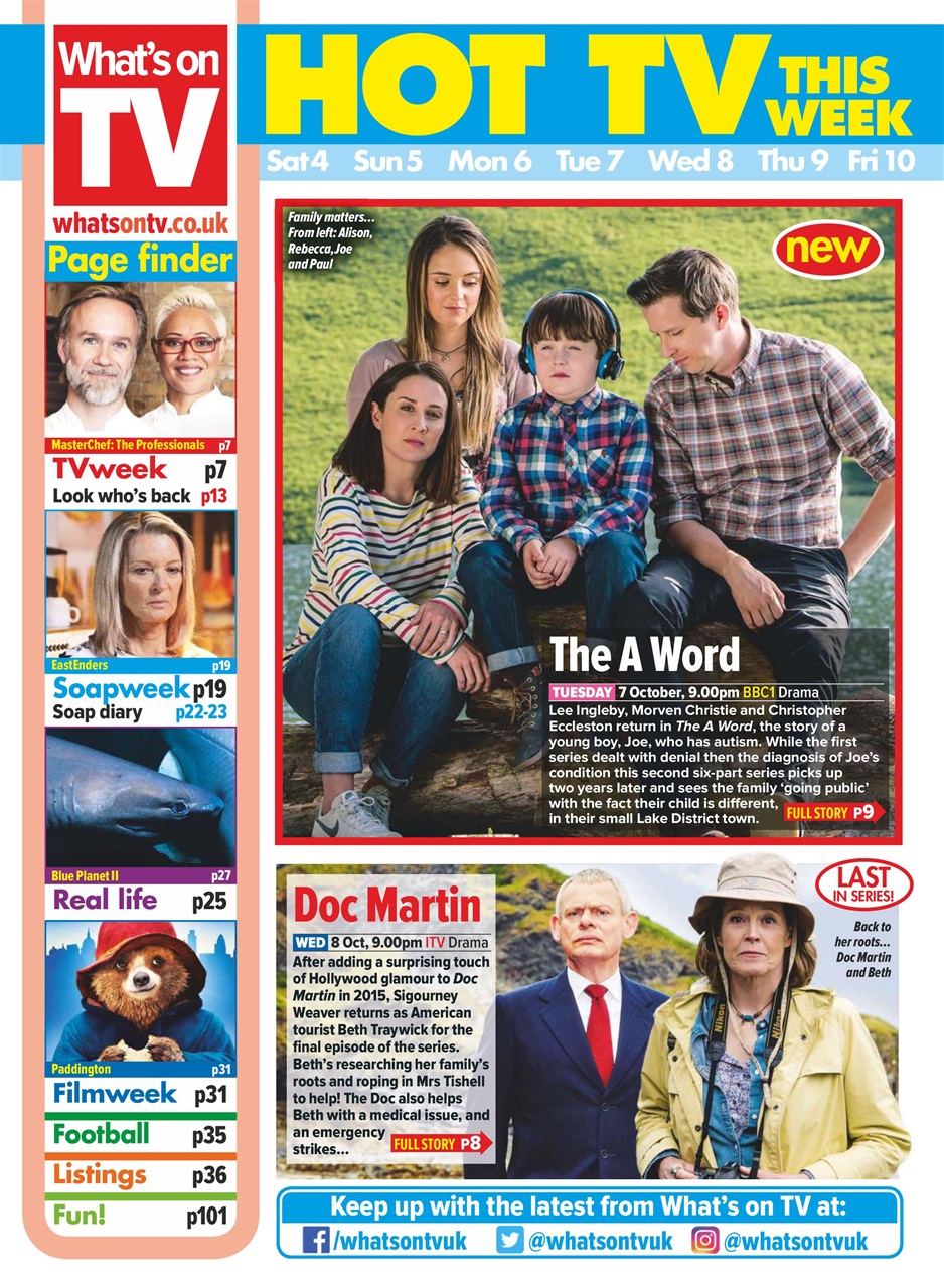 What's on TV Preview Pages