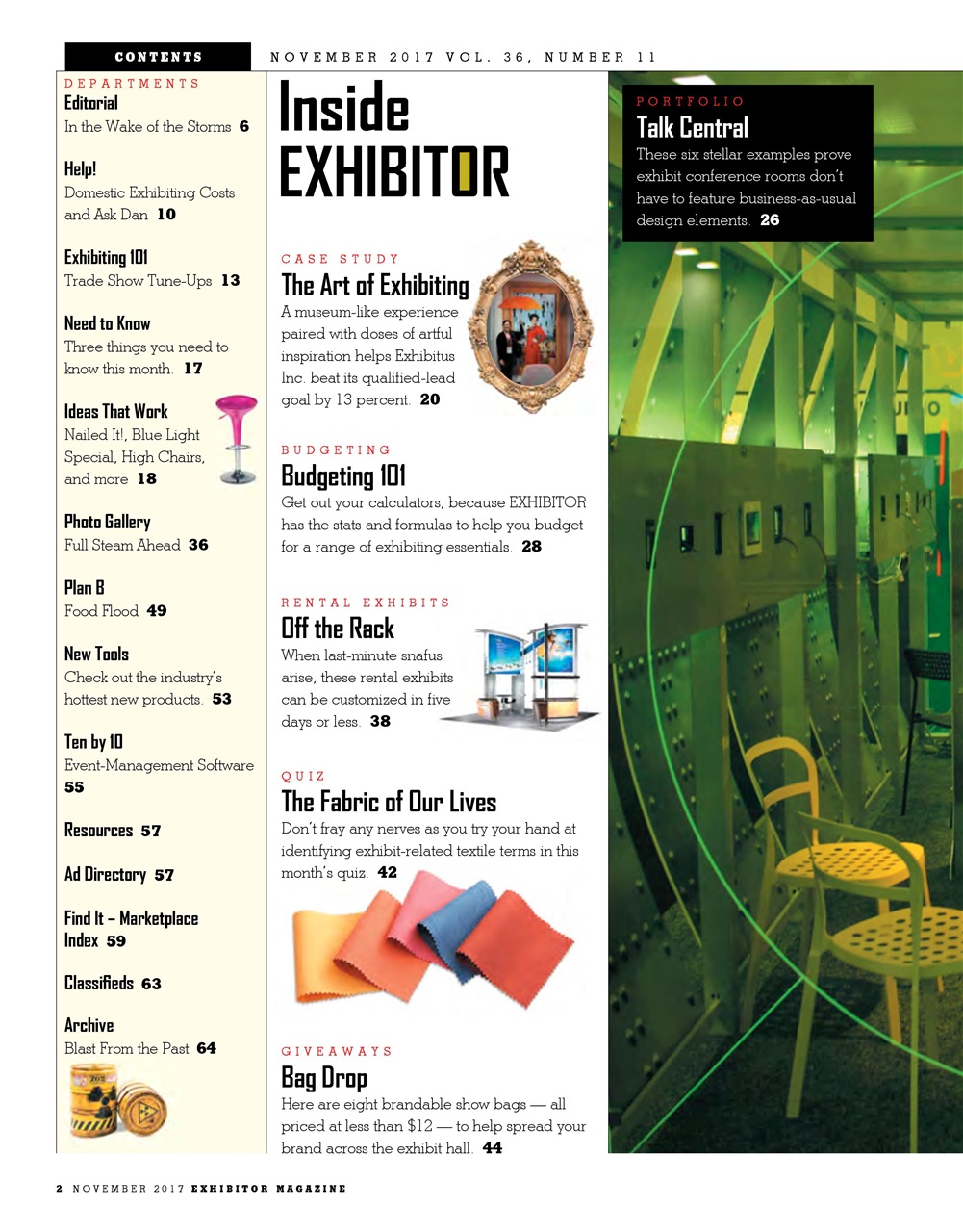 EXHIBITOR Magazine Preview Pages