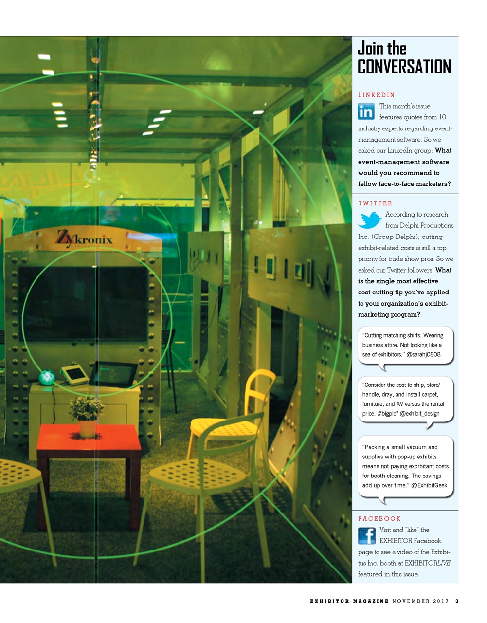 EXHIBITOR Magazine Preview Pages