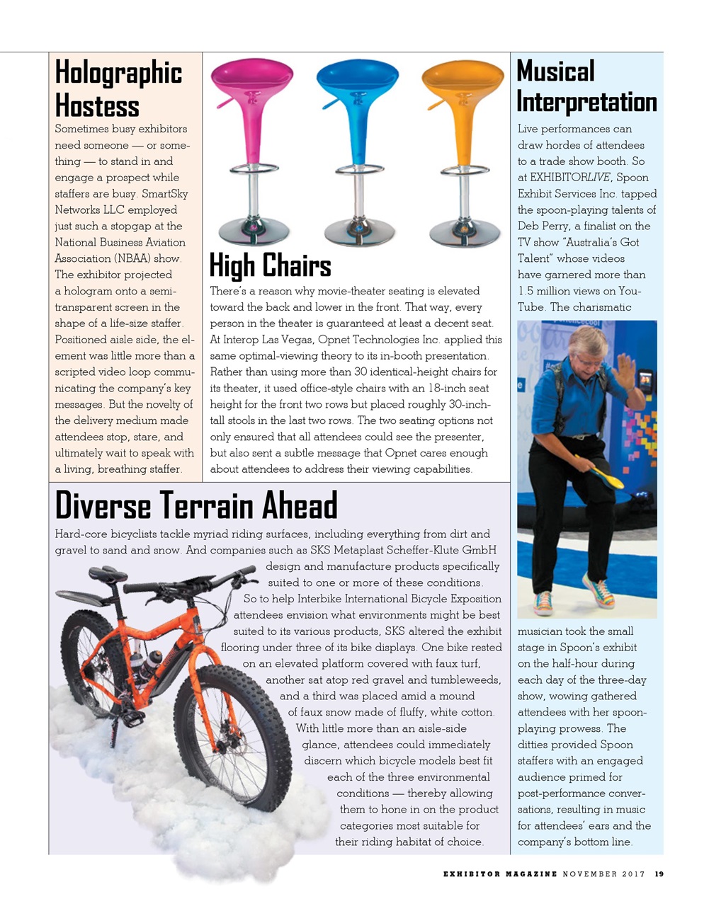 EXHIBITOR Magazine Preview Pages