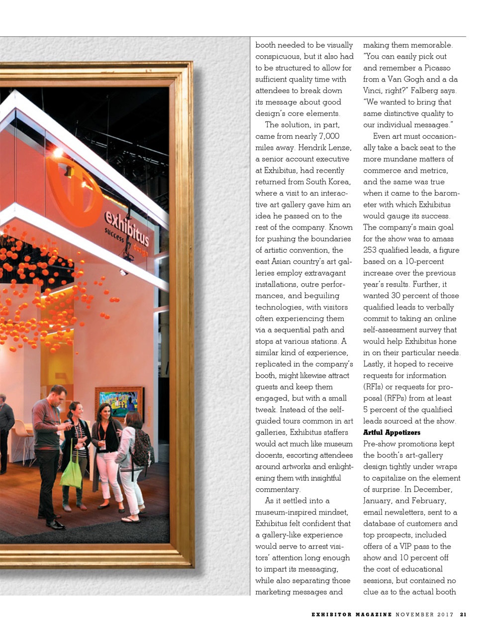 EXHIBITOR Magazine Preview Pages