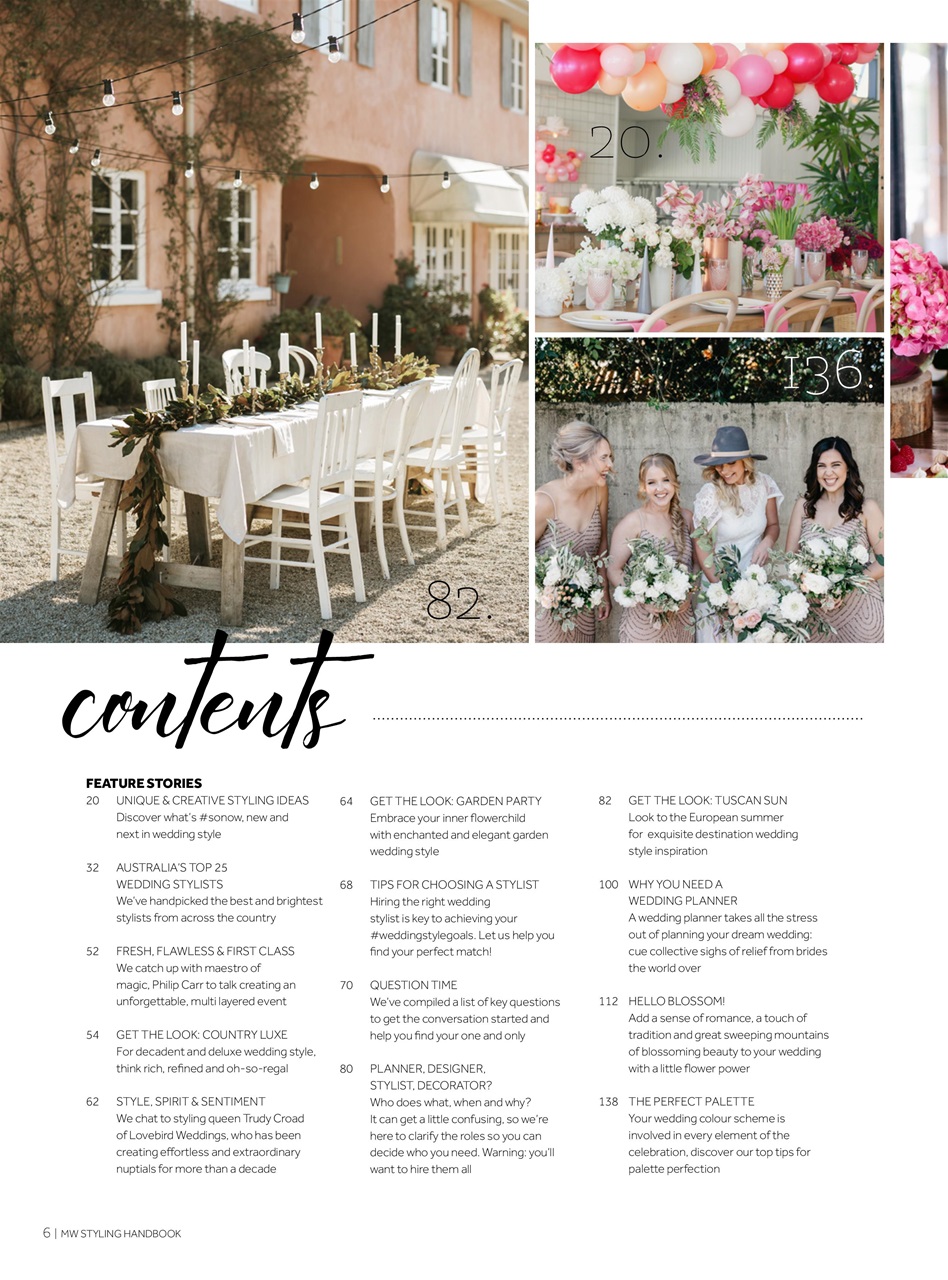 Modern Wedding Preview Pages