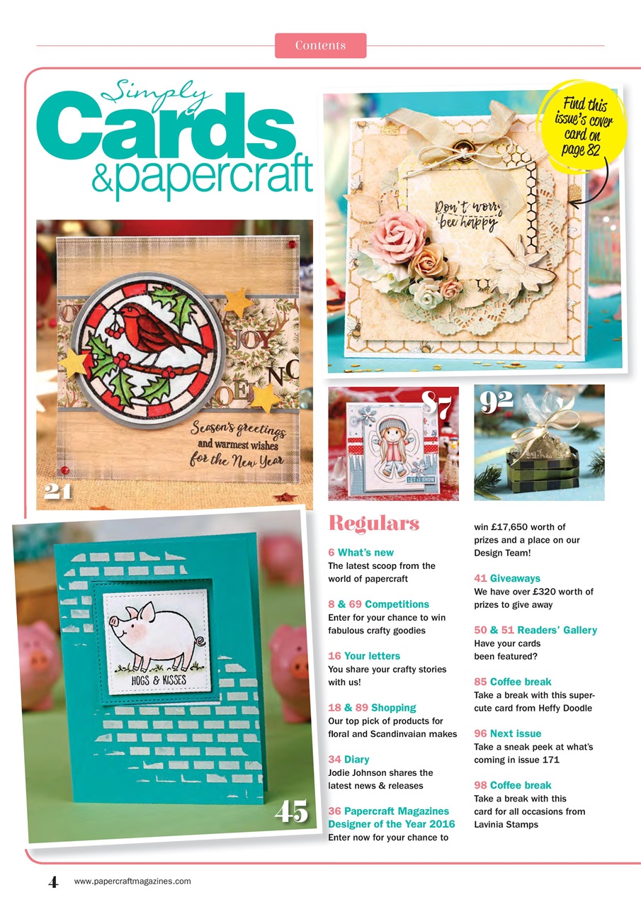 Simply Cards & Papercraft Preview Pages