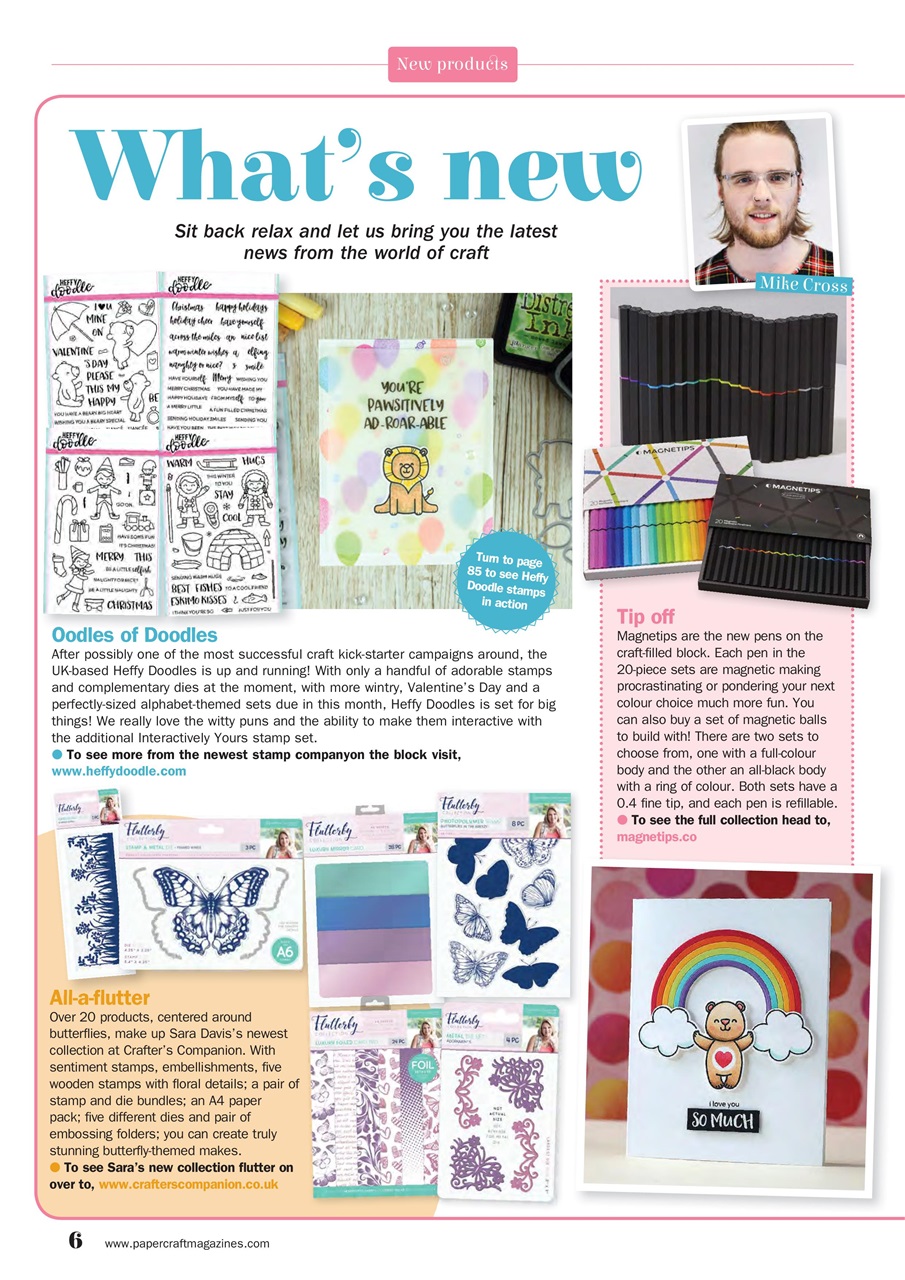 Simply Cards & Papercraft Preview Pages