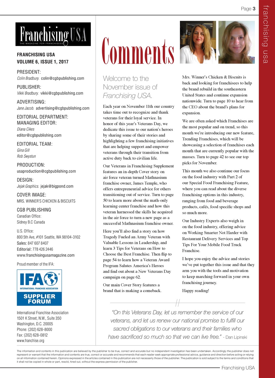 Franchising USA Preview Pages