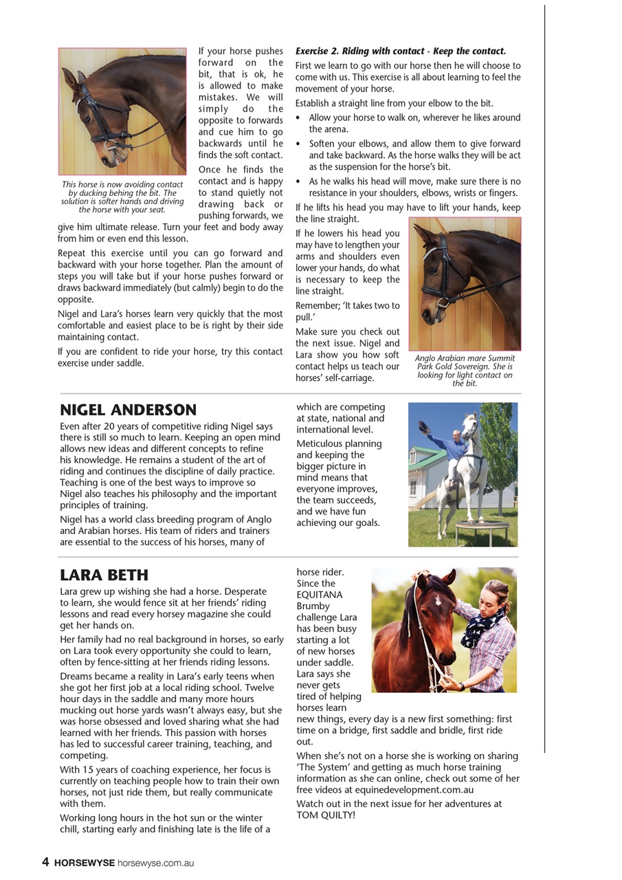 HorseWyse Magazine Preview Pages