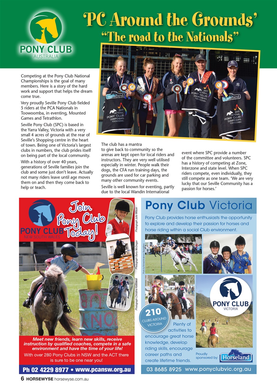 HorseWyse Magazine Preview Pages