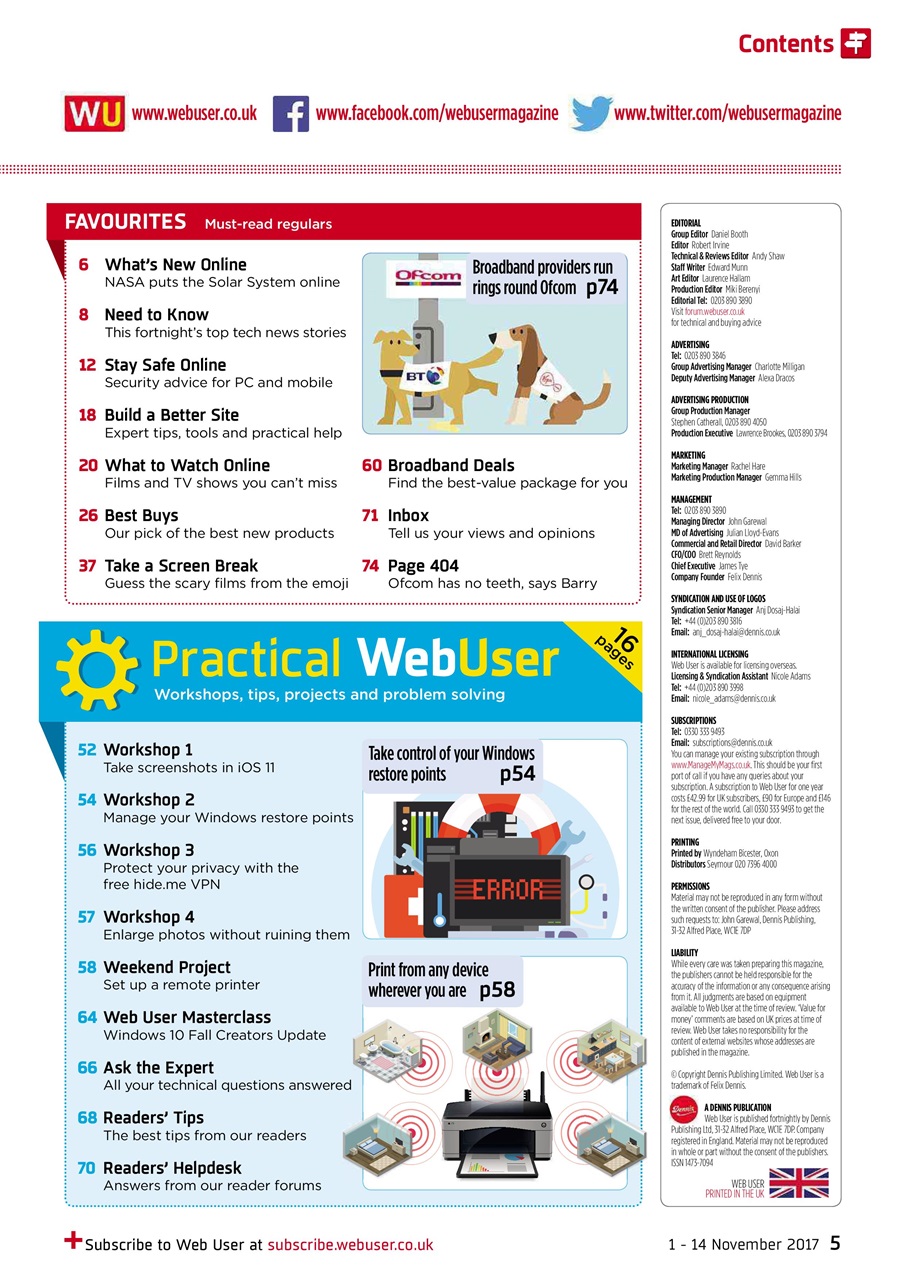 Webuser Preview Pages