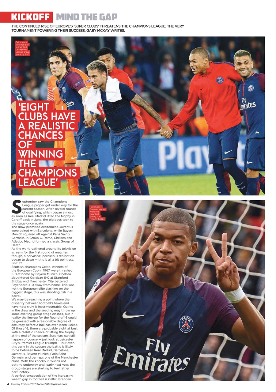 Soccer 360 Preview Pages