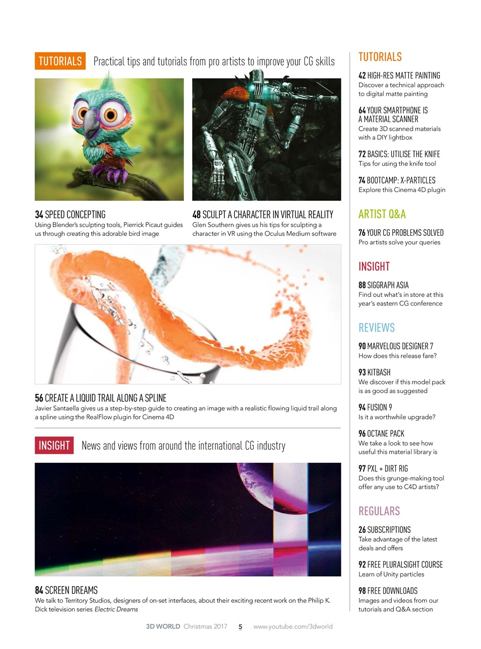 3D World Preview Pages