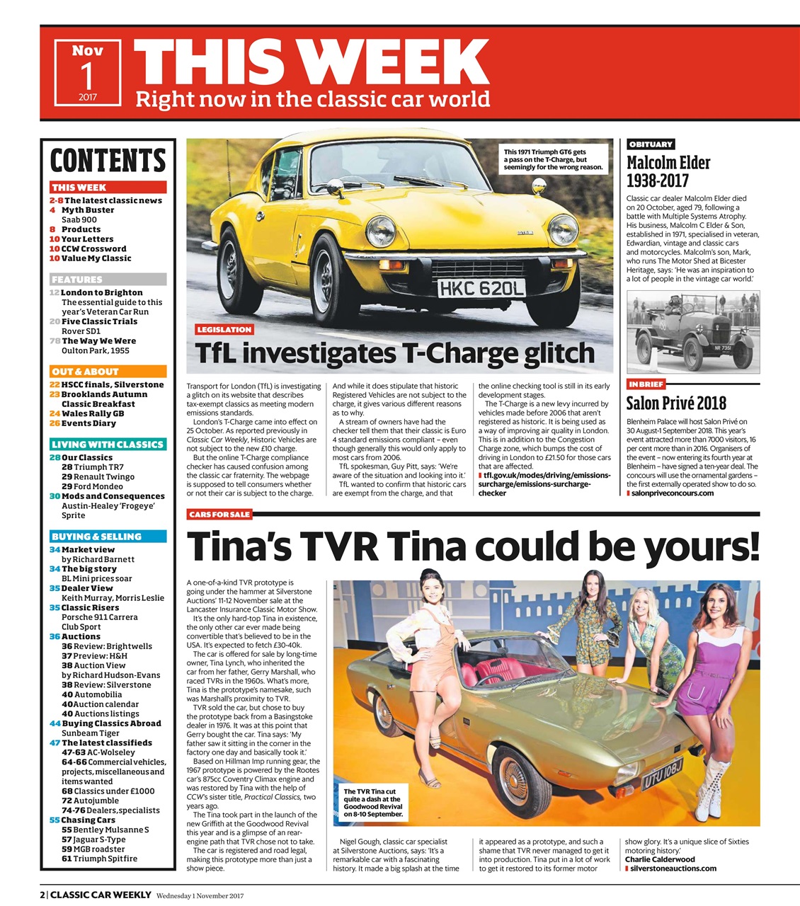 Classic Car Weekly Preview Pages