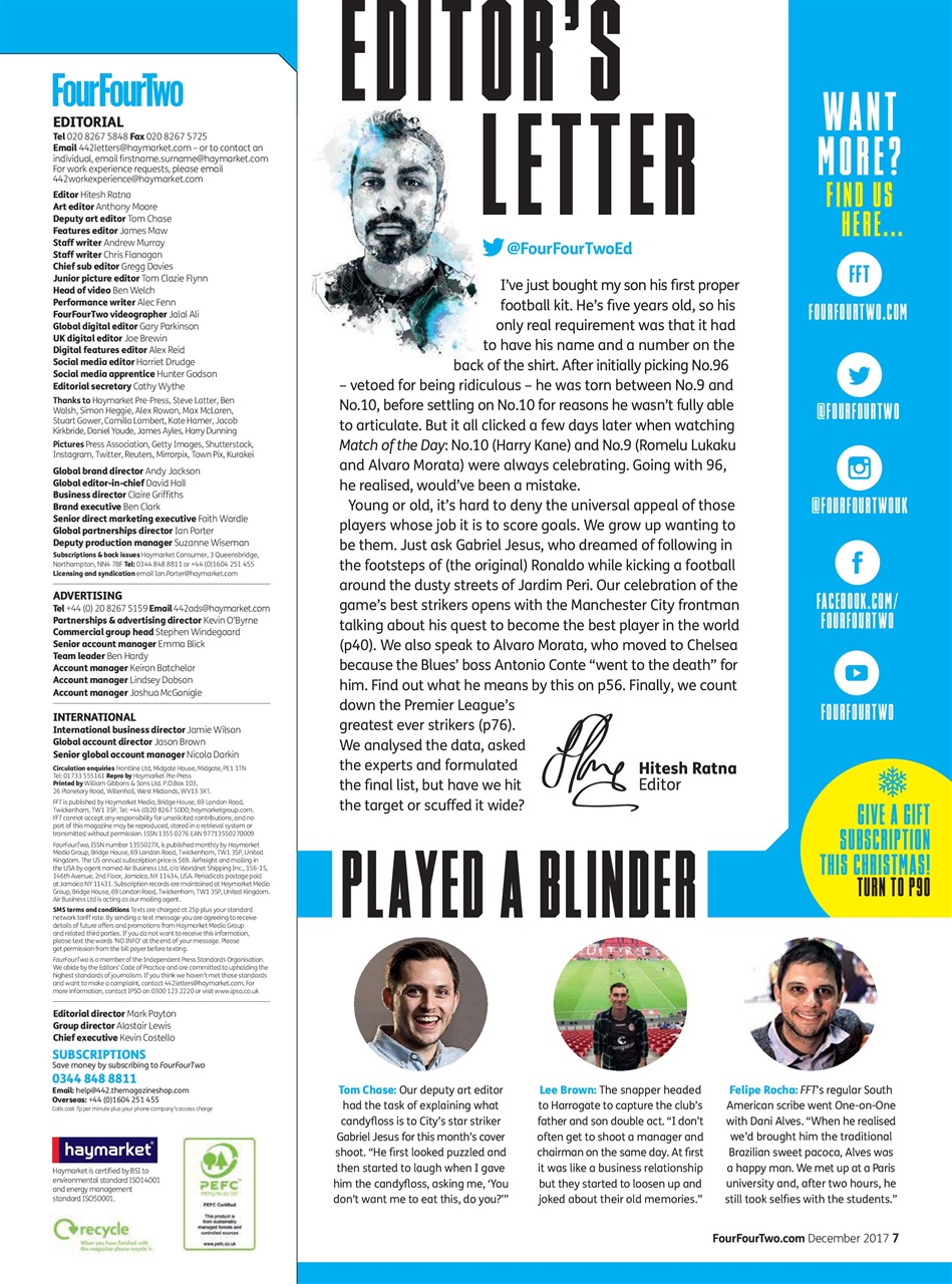 FourFourTwo Preview Pages