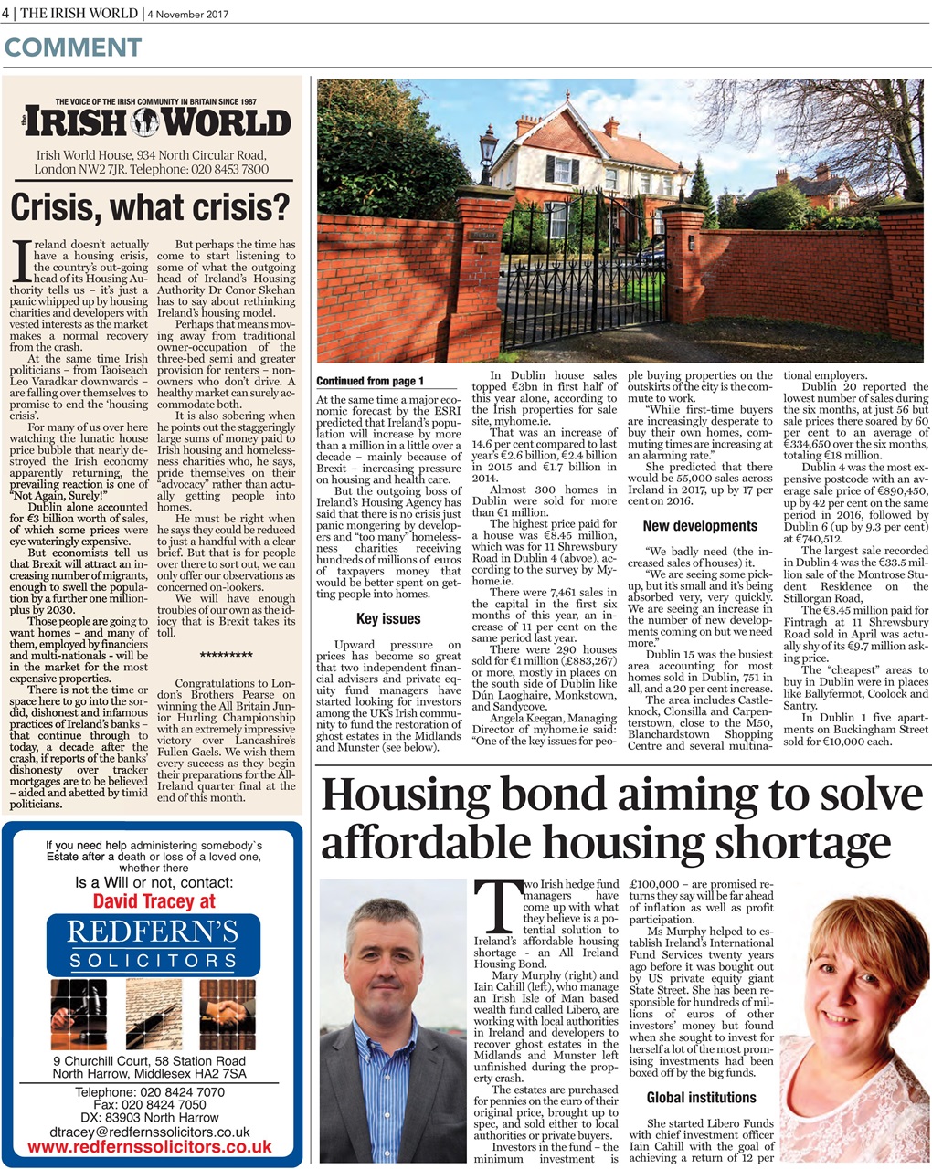 Irish World Preview Pages