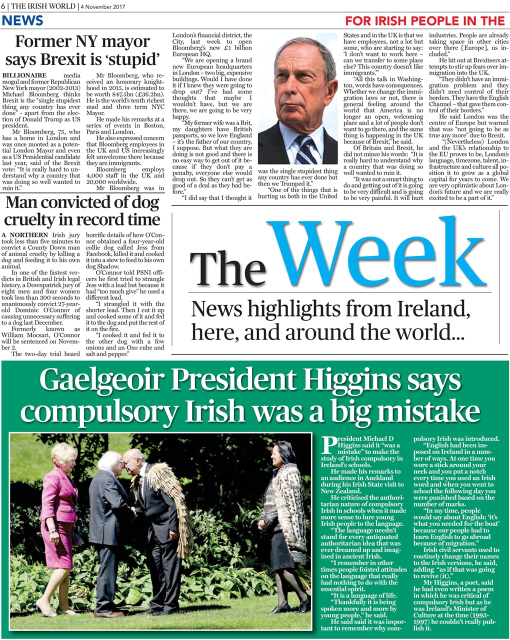 Irish World Preview Pages