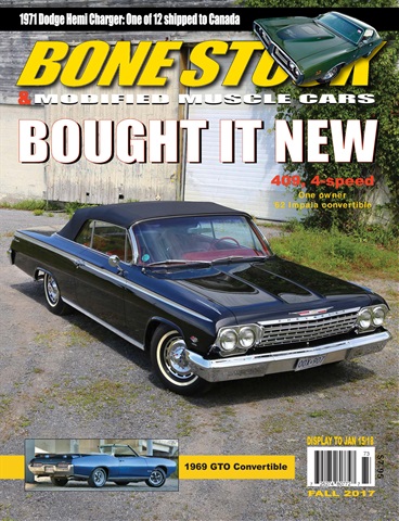 Muscle Cars issue Fall 2017